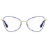 Moschino Blue Metal Frames